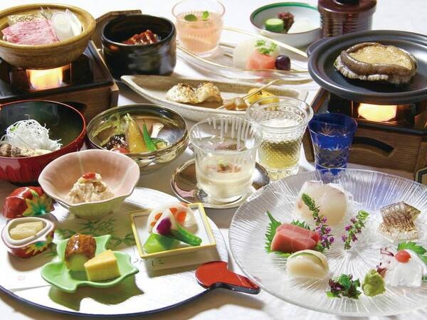 【あわび付『月』懐石/例】夏の一例
