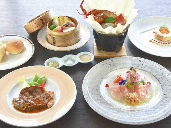 【和洋折衷コース/冬メニュー例】※メインのお肉料理が牛サーロインになります