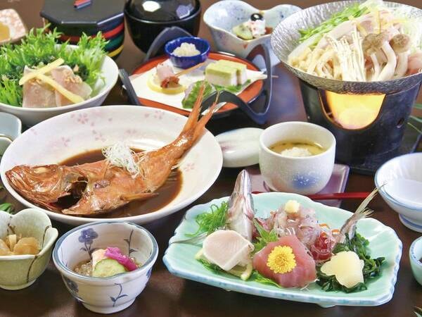 【金目鯛姿煮付き会席/例】