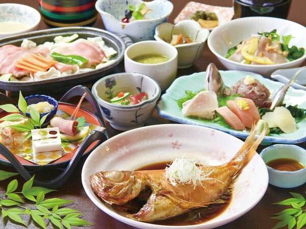 【金目鯛姿煮付き会席/例】