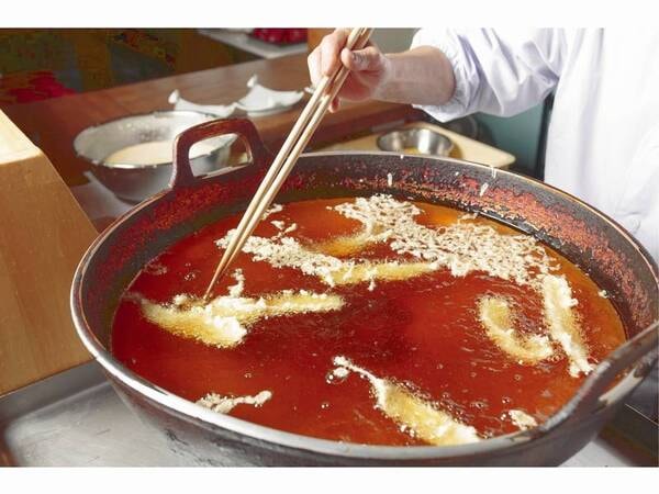 天ぷらは揚げたてをご提供/例