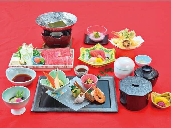みかわ牛しゃぶ付!季節会席/例
