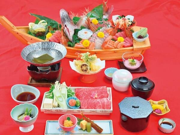 みかわ牛＆舟盛会席/一例