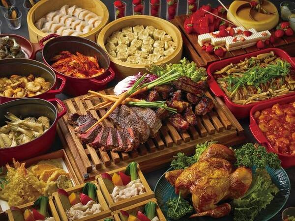 【夕食/例】冬のビュッフェ内容