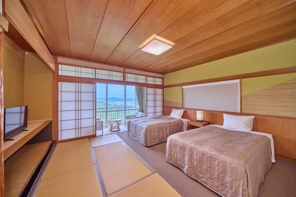 【和ベッド客室/例】和室にベッドを設えた人気の部屋タイプ（最大2名）※禁煙