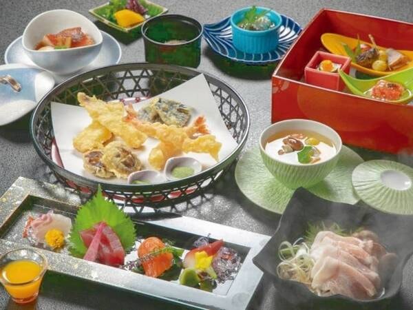 【夕食/例】流星の膳 ※写真一例※時季・仕入れにより変更の場合あり