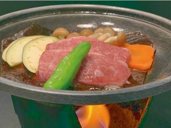 【夕食】単品◆和牛朴葉みそ焼き/例
