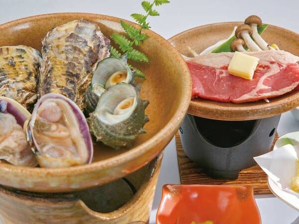 伊勢海老お造り&焼き付!旬の味覚プラン/例