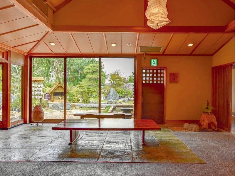 【1階/大浴場】庭園露天風呂『風待ちの湯』湯上り処