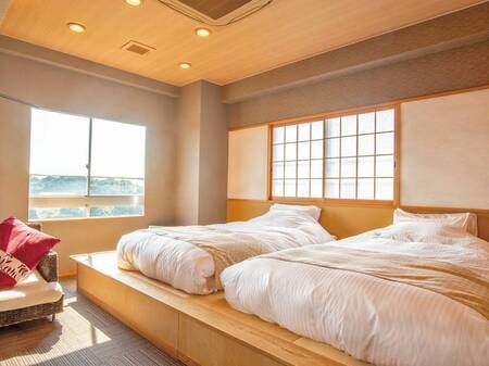 展望風呂付和モダン【最上階山側サウナなし客室(例)】