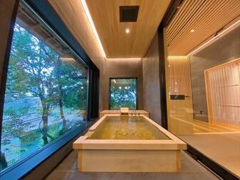 旅館　寿亭／【貸切風呂/日の出】木の香芳しい檜造り