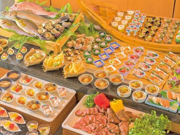 【和洋中ブッフェ/例】海の幸を取り入れた約40種和洋中ブッフェ