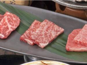 松阪牛2種とトモサンカク食べ比べ/例