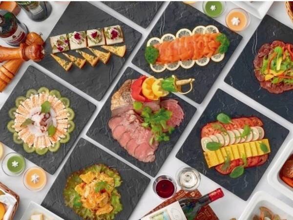 【夕食(※バイキングの場合】一例