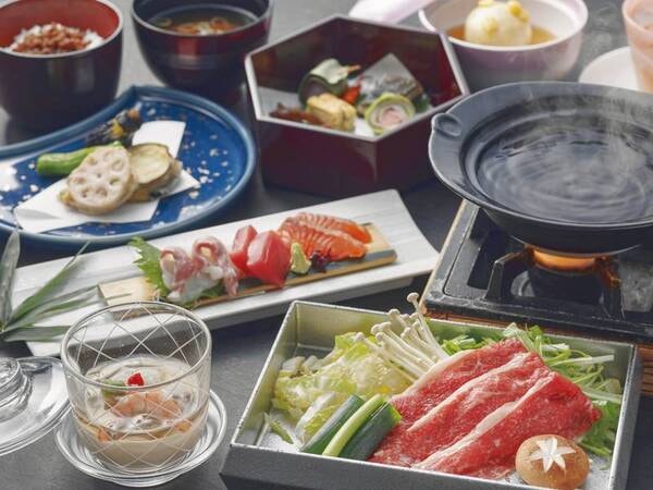 【季節の会席/6月~8月の例】近江牛や旬の食材をお愉しみいただける会席コースです
