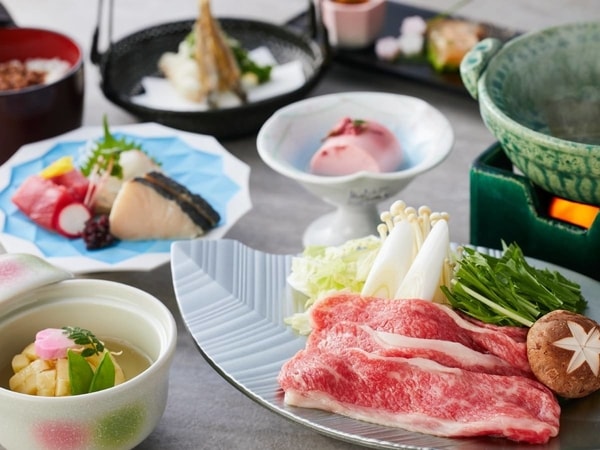 【季節の会席/春の例】近江牛と旬の食材を愉しむ会席（26年3月1日～5月31日）