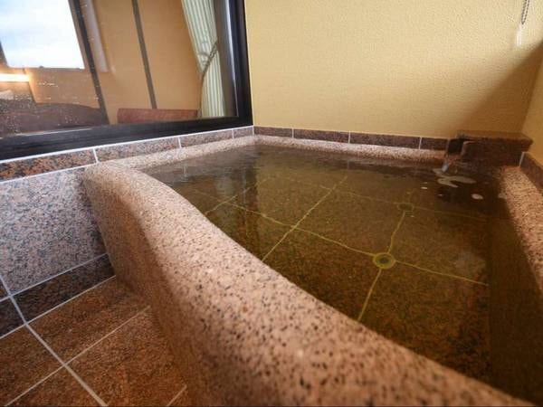 客室風呂/お部屋のお風呂も尾上温泉を使用しています。