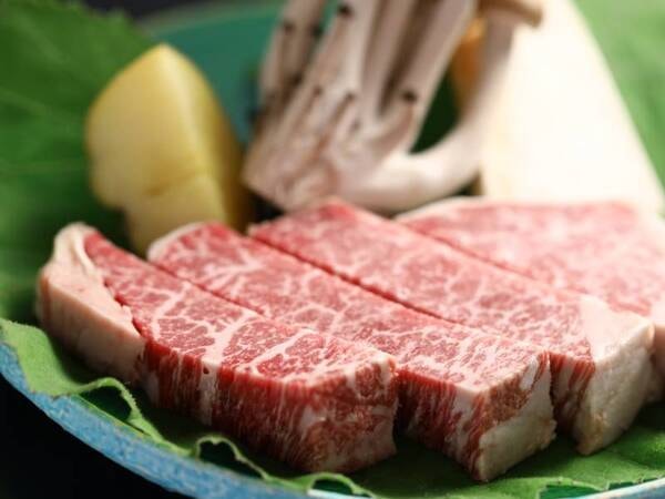 信州牛ヒレ肉のステーキ一例：当館のお料理プランで一番贅沢なプラン