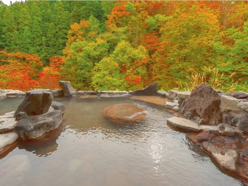 【山月の湯/秋の景色/例】