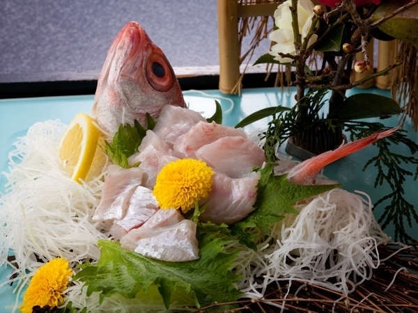 地魚のお造り（一例）