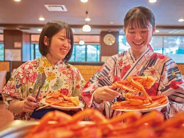 久美の浜 みなと悠悠の かに食べ放題 バイキング 19 100円 和室 8畳 禁煙 ゆこゆこ