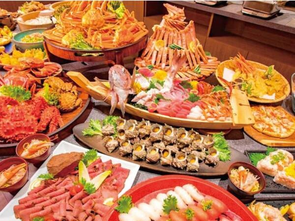 カニ食べ放題ビュッフェ/例