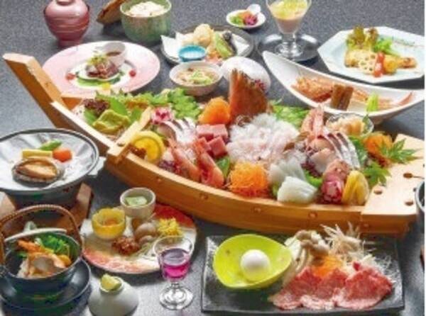 【秋の舟盛海鮮会席/写真一例】