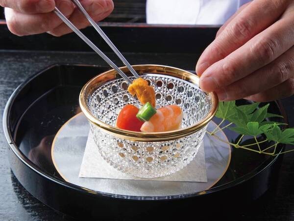【夕食/例】海の京都丹後の旬の食材を使用した会席をご用意