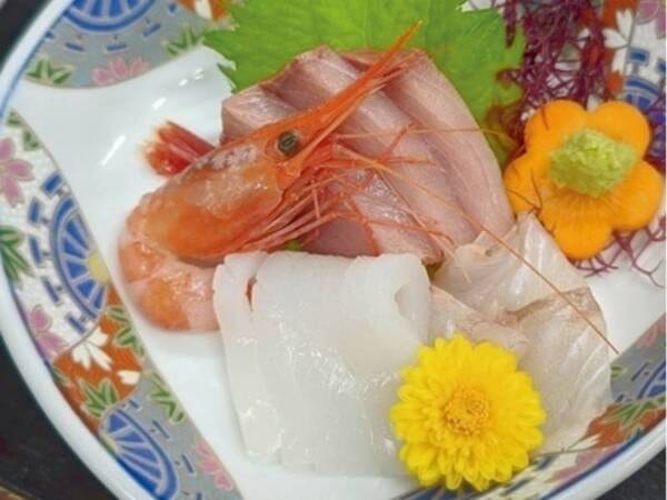 【かに＆旬魚コース/例】旬魚のお刺身4種
