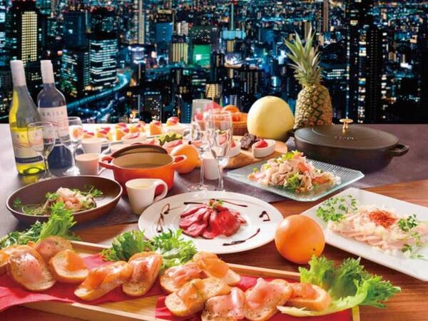 夕食ブッフェ/例