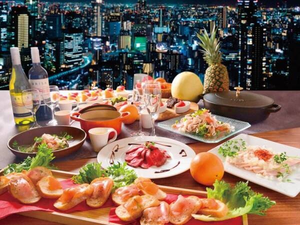 夕食ブッフェ/例