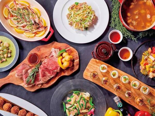 夕食ブッフェ/例