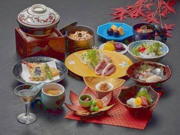 2025年秋の季節の彩り懐石イメージ