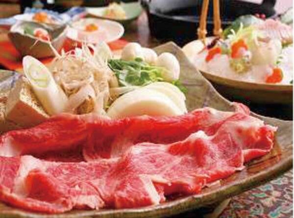 【黒毛和牛すき焼き会席/例】