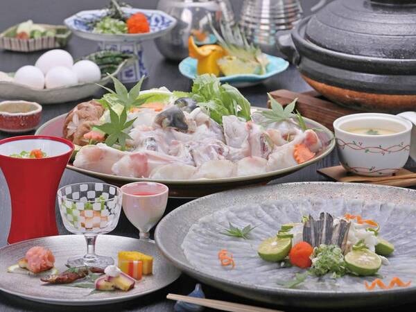 淡路島3年とらふぐ鍋コース