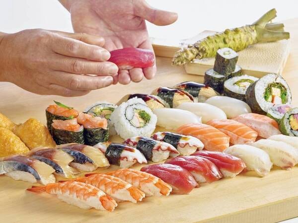 【夕食バイキング/例】人気のお寿司も食べ放題!
