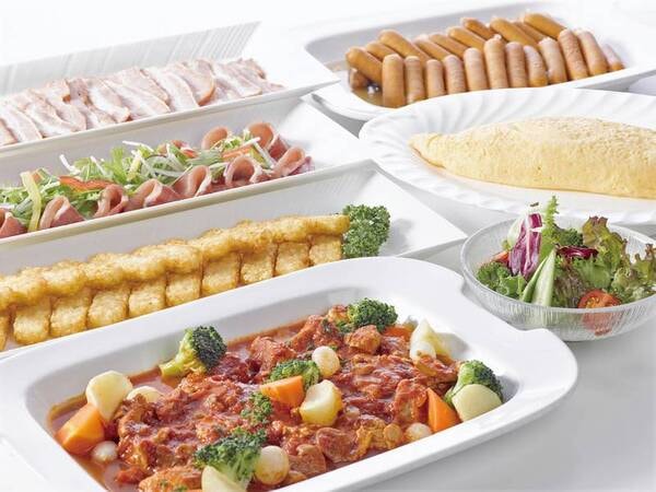 【朝食/例】和洋バイキングはサラダやフルーツも充実