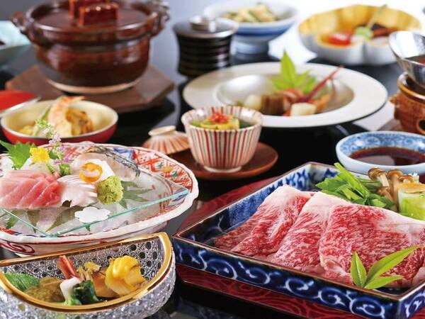 神戸牛の味しゃぶ会席/例