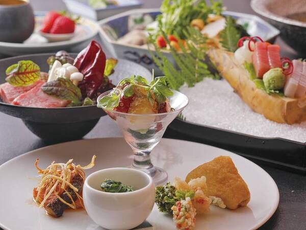 美味求真会席/例 旬の幸をベースにした会席料理