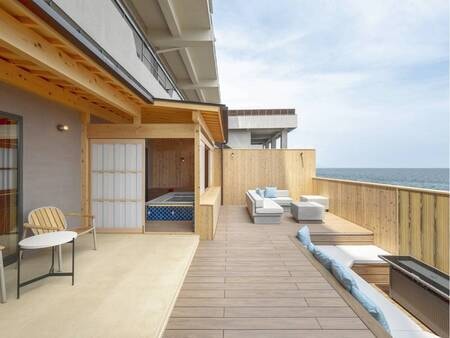 温泉露天風呂付き客室「ぶりのぶりぶり」/例