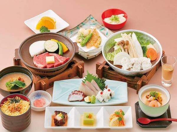 鱧・蛸・穴子会席/夕食例