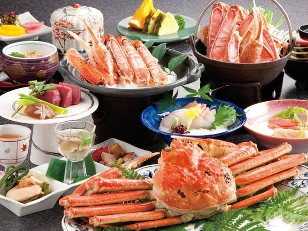 【料理/例】旬の蟹を様々な調理で食す贅沢！※写真の茹で蟹は2名盛