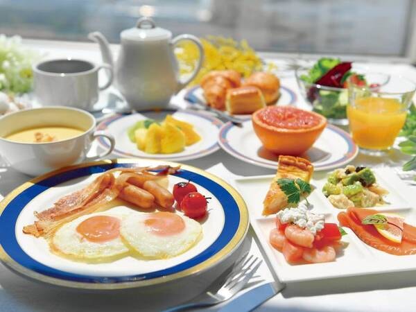 朝食バイキング一例