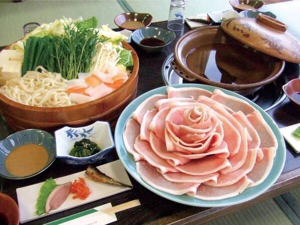 【選べる鍋プラン/豚しゃぶ2~4名盛例】