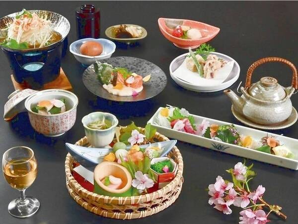 季節会席（スタンダード）/春の一例