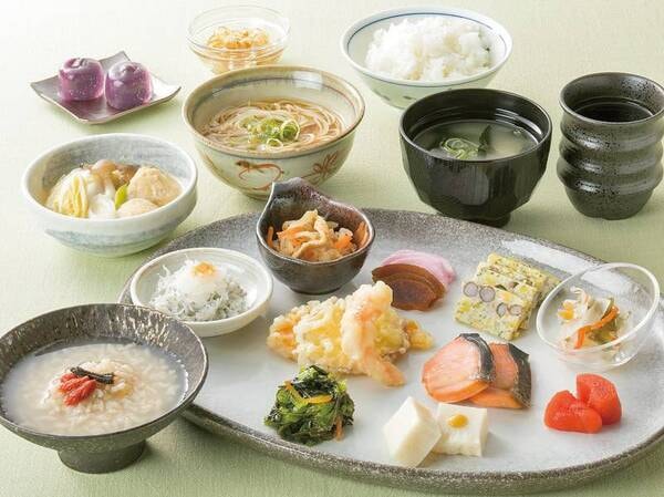 ＜朝食＞奈良ならではの和食メニューを豊富にご用意。