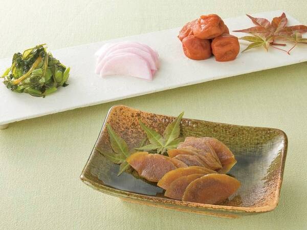 ＜朝食＞【奈良名物】奈良漬け、漬物各種