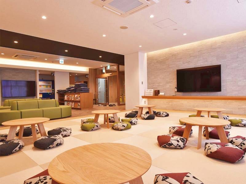 【休憩処】入浴後にゆったりお過ごしいただけます。