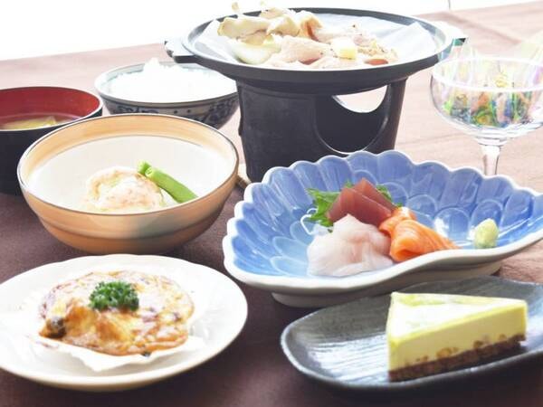【夕食/一例】新鮮な食材でおもてなし♪