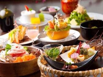 由布院温泉 由布の癒 友里/【夕食/一例】季節の食材を活かしたお料理